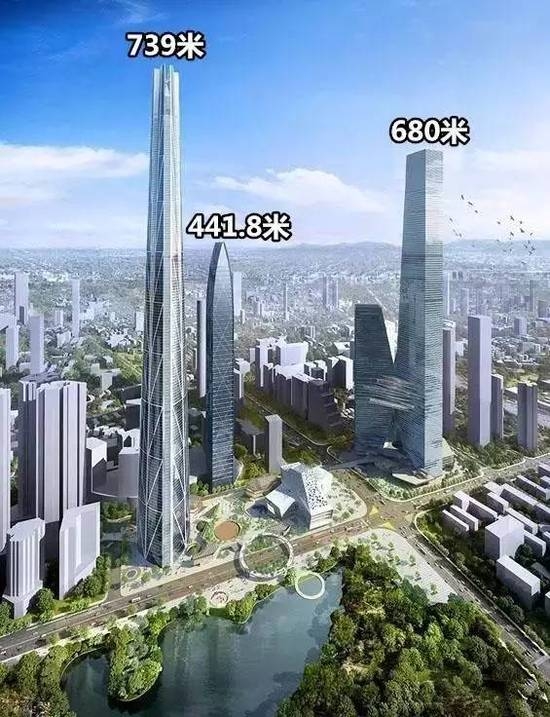 深圳人你还记得曾经称霸深圳的那些第一高楼吗   并计划在寰宇大厦